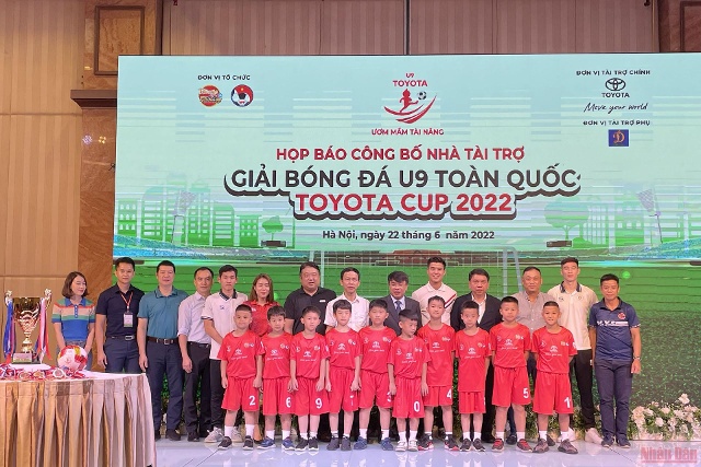 16 đội bóng nhí tham dự Giải U9 toàn quốc Toyota Cup 2022