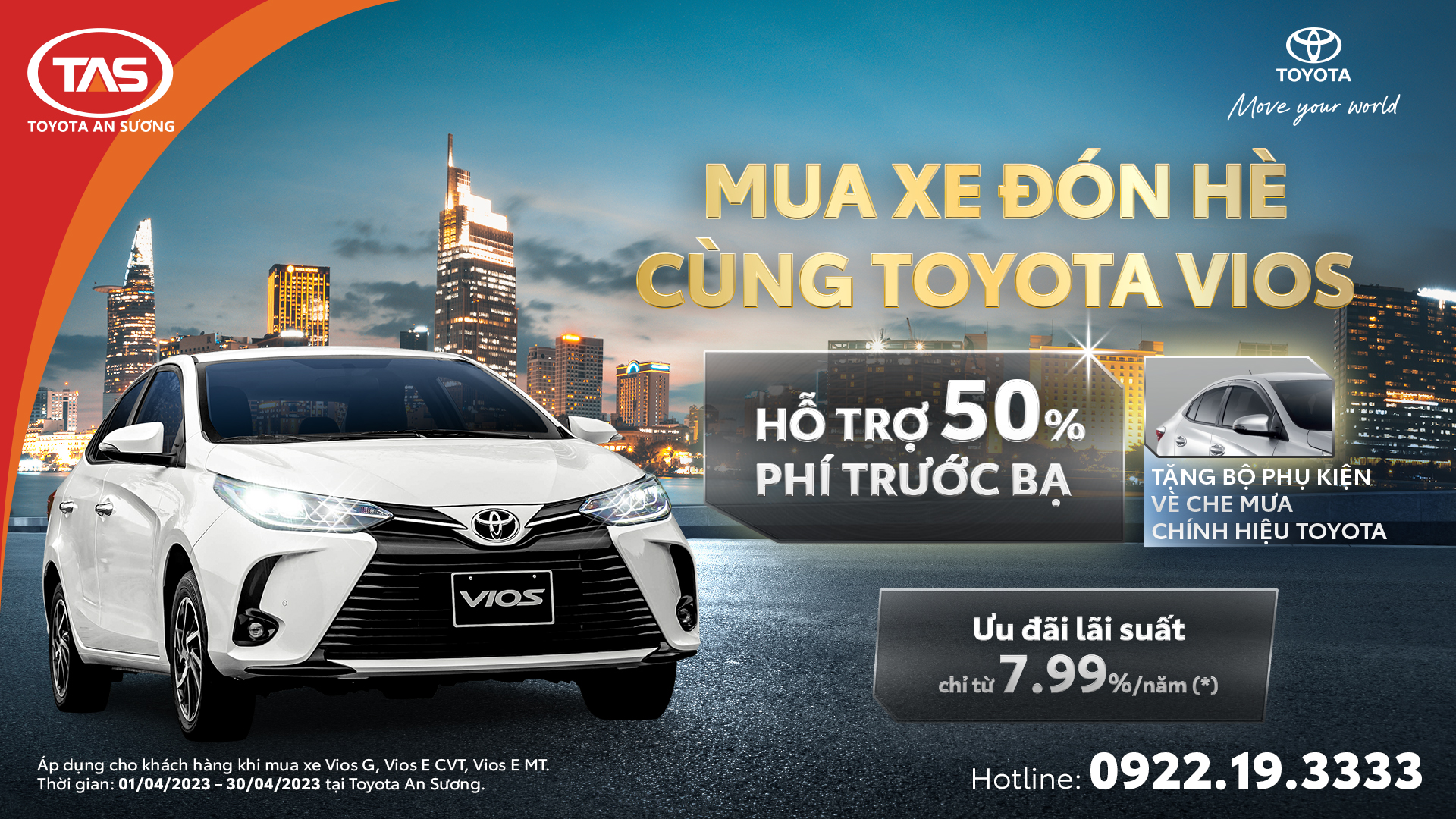 MUA XE ĐÓN HÈ - NHẬN ƯU ĐÃI “HOT” CÙNG TOYOTA VIOS