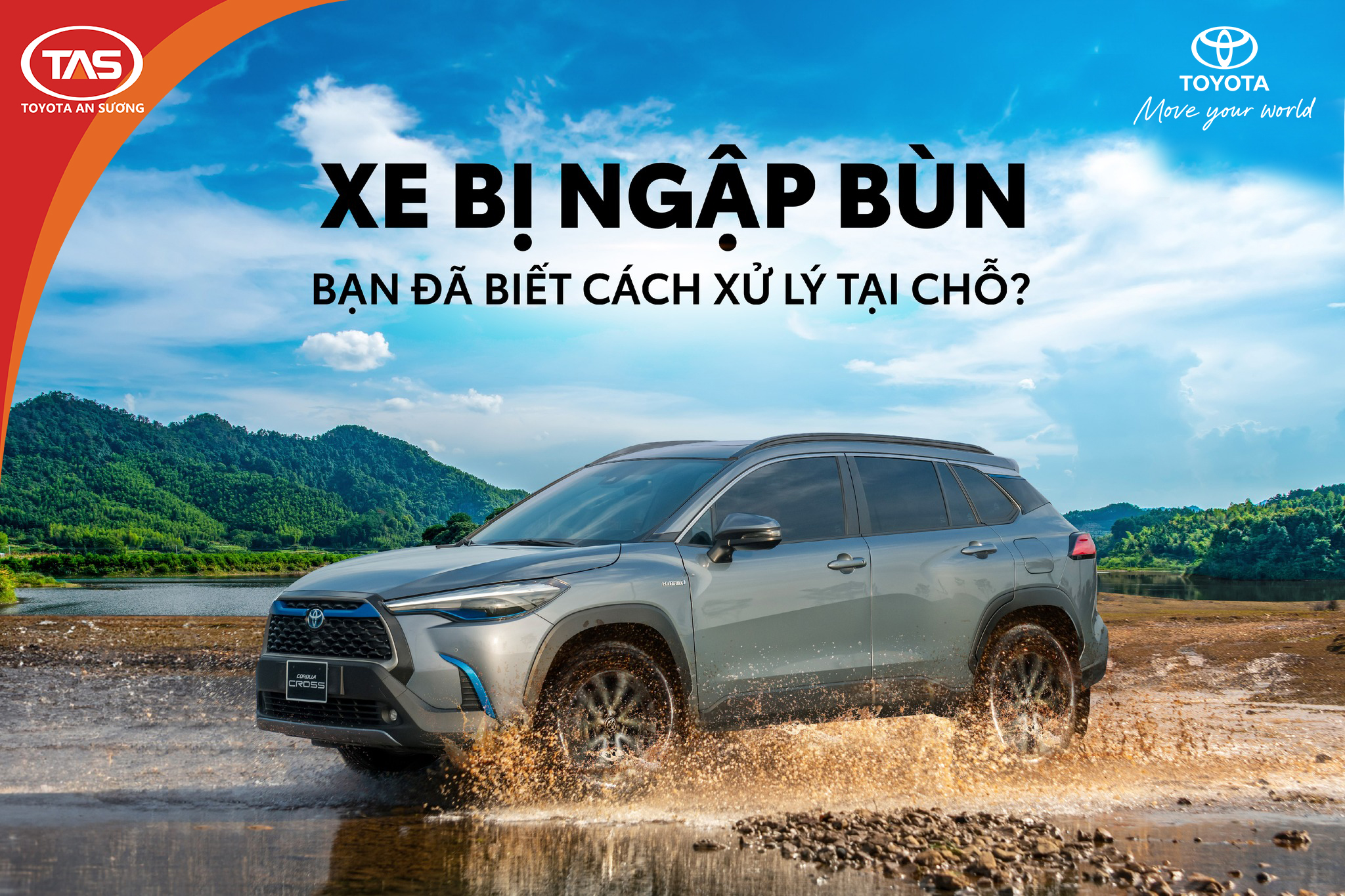 Ô tô bị ngập bùn - Cách xử lý tại chỗ giảm thiểu thiệt hại