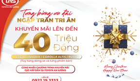 CHÀO ĐÓN NĂM MỚI 2022 – NHẬN NGAY ƯU ĐÃI KHỦNG CÙNG TOYOTA AN SƯƠNG 