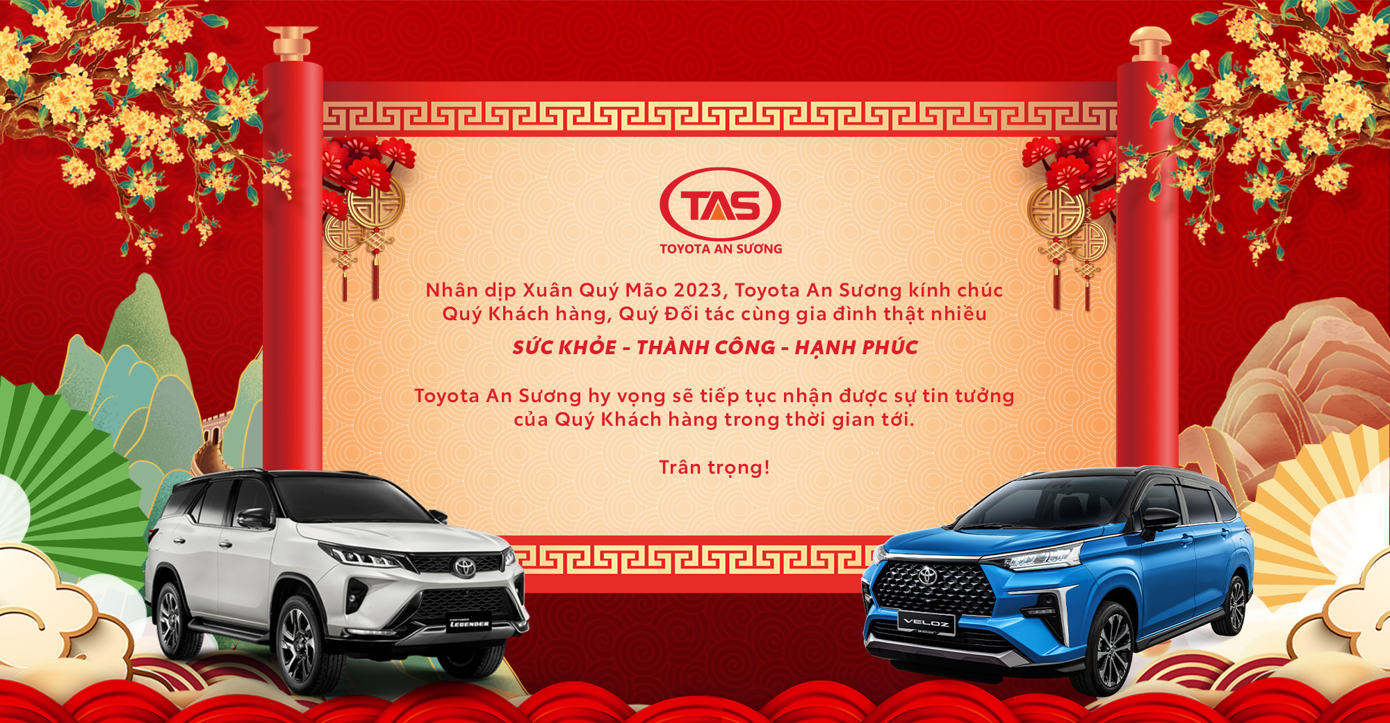 CHÚC MỪNG XUÂN QUÝ MÃO 2023